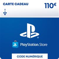 Code de téléchargement Playstation Store Fonds pour Porte-Monnaie virtuel 110€
