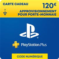 Code de téléchargement Playstation Store Fonds pour Porte-Monnaie virtuel 120€